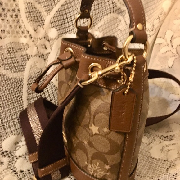 NWT Coach Dempsey Drawstring Bucket Bag 15 - Picture 11 of 12
